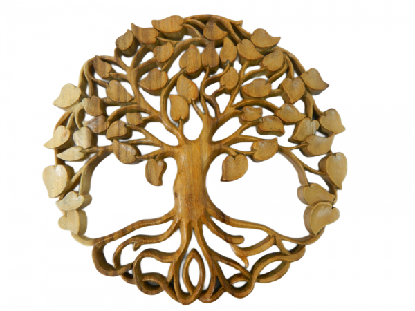 Wooden Tree Of Life Plaque - Celtic